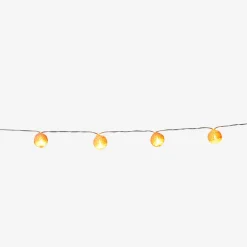 String lights - Lilac woven balls