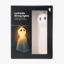 String lights with tulle ghosts - 10 pcs