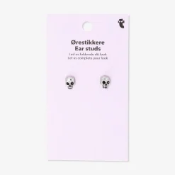 Stud earrings - Silver skulls