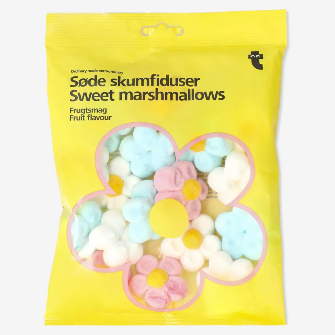 Sweet marshmallows. Fruit flavour