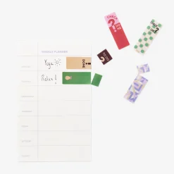 Tab dividers with fun prints and pull-off mechanism - 8 pcs