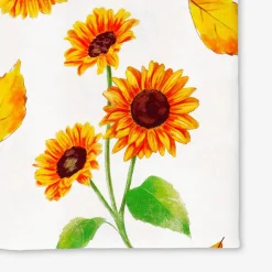Tablecloth with sunflower print - 220x140 cm