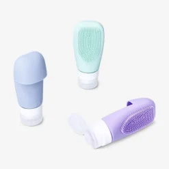 Travel bottles with scrub feature - 3 pcs