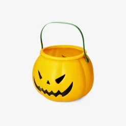 Trick or treat pumpkin bucket