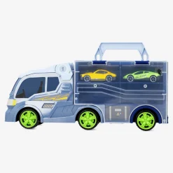 Truck with 2 cars