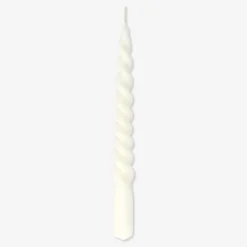 Twisted candle. 24 cm