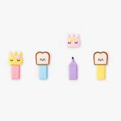 Unicorn and toast highlighters - 4 pcs