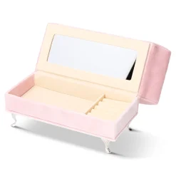 Velvet heart sofa jewellery storage