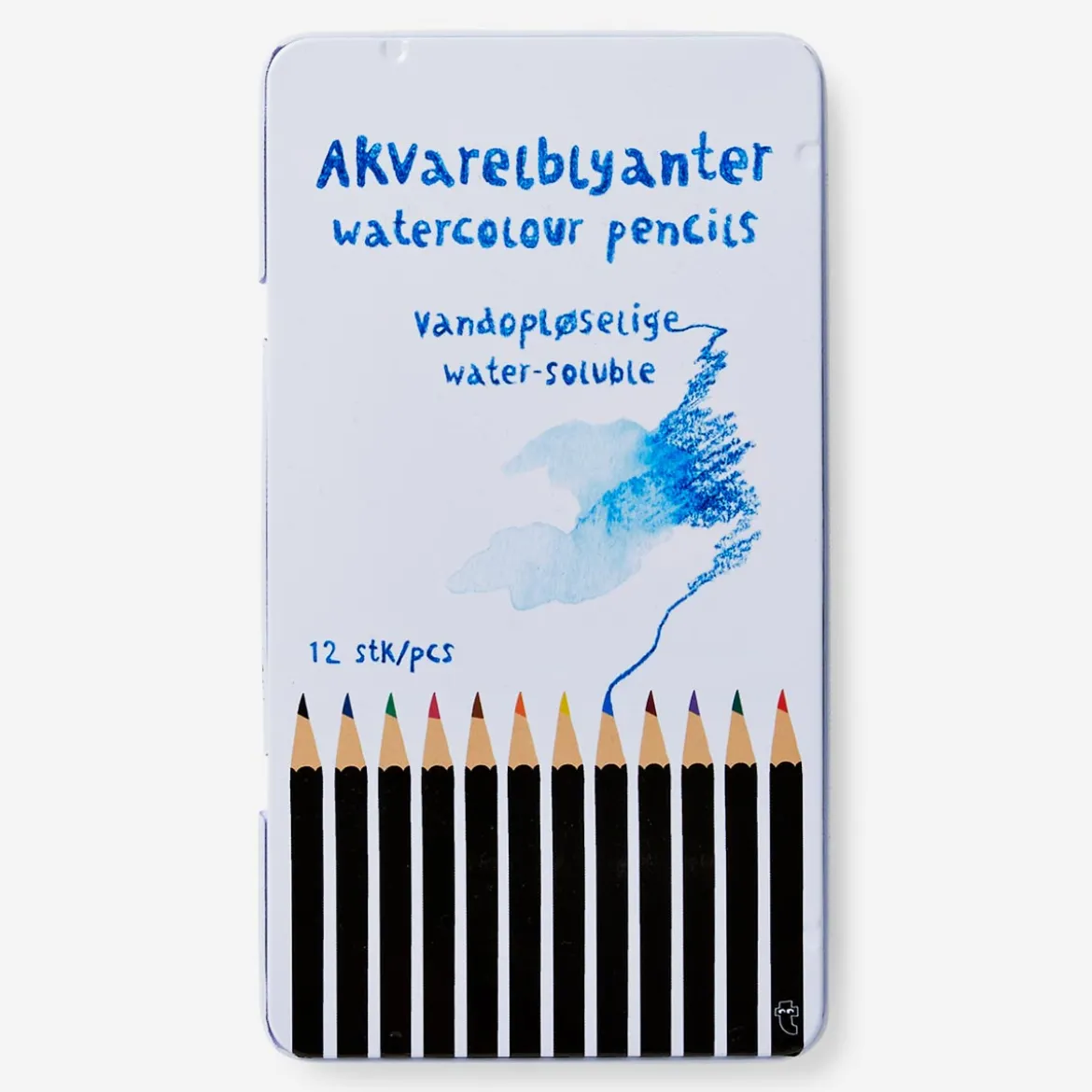 Watercolour Pencils - 12 pcs