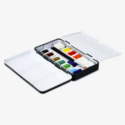 Watercolours in metal box - 12 pcs