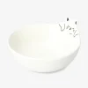 White bowl with cat - 15 cm