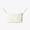 White braided rope basket - 25 cm