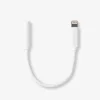 White Jack Plug Adaptor - Fits Lightning