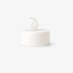 White LED tealights - 4 pcs