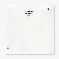 White napkins - 100 pcs