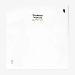 White napkins - 50 pcs