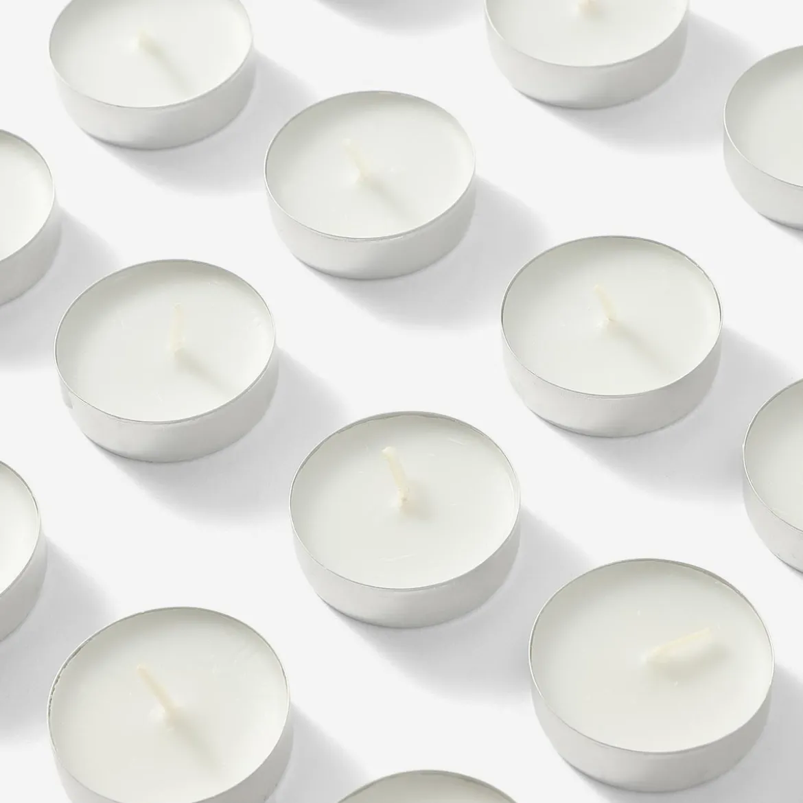 White Tealights - 30 pcs