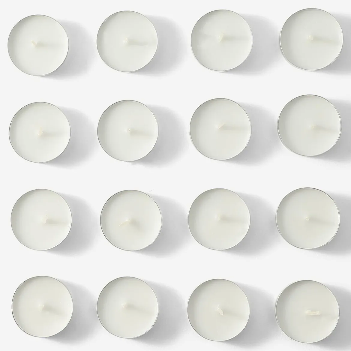 White Tealights - 30 pcs