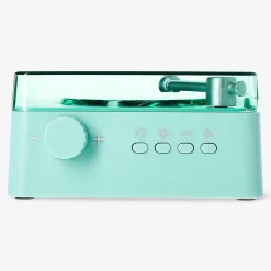 Wireless speaker as vinyl player with light