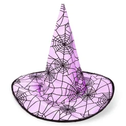 Witch's hat with spiderweb - For adults