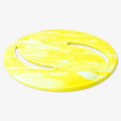 Yellow flying disc
