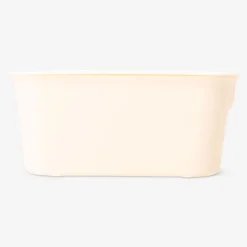 Yellow storage box with lid - 13x19 cm