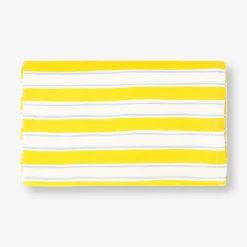 Yellow striped tablecloth - 140x220 cm