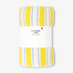 Yellow striped towel - 70x120 cm