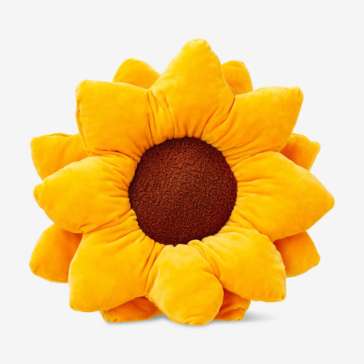 Yellow sunflower cushion - 39 cm