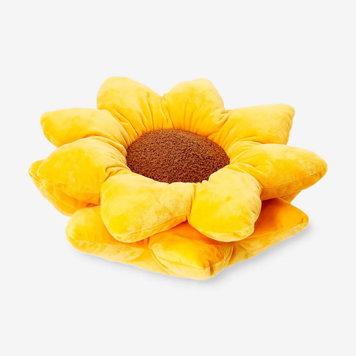 Yellow sunflower cushion - 39 cm
